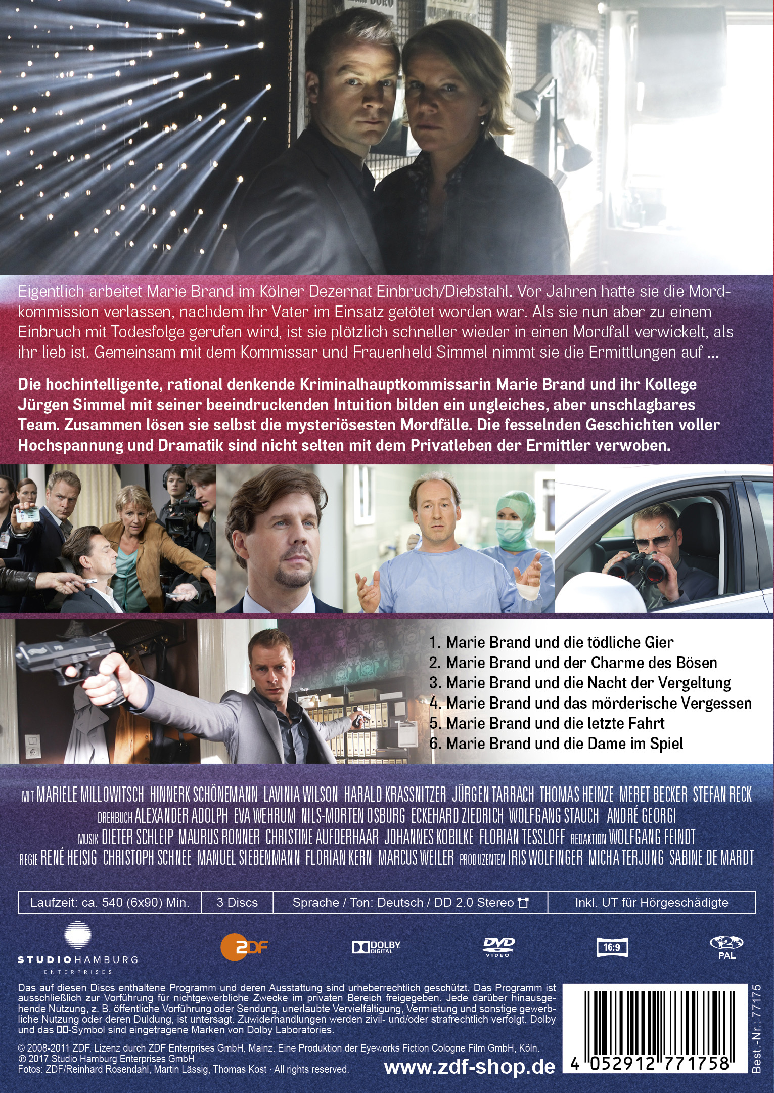 DVD-Cover: Zwei Männer, die sich ansehen, Text auf Deutsch. Szene aus einer Show.
