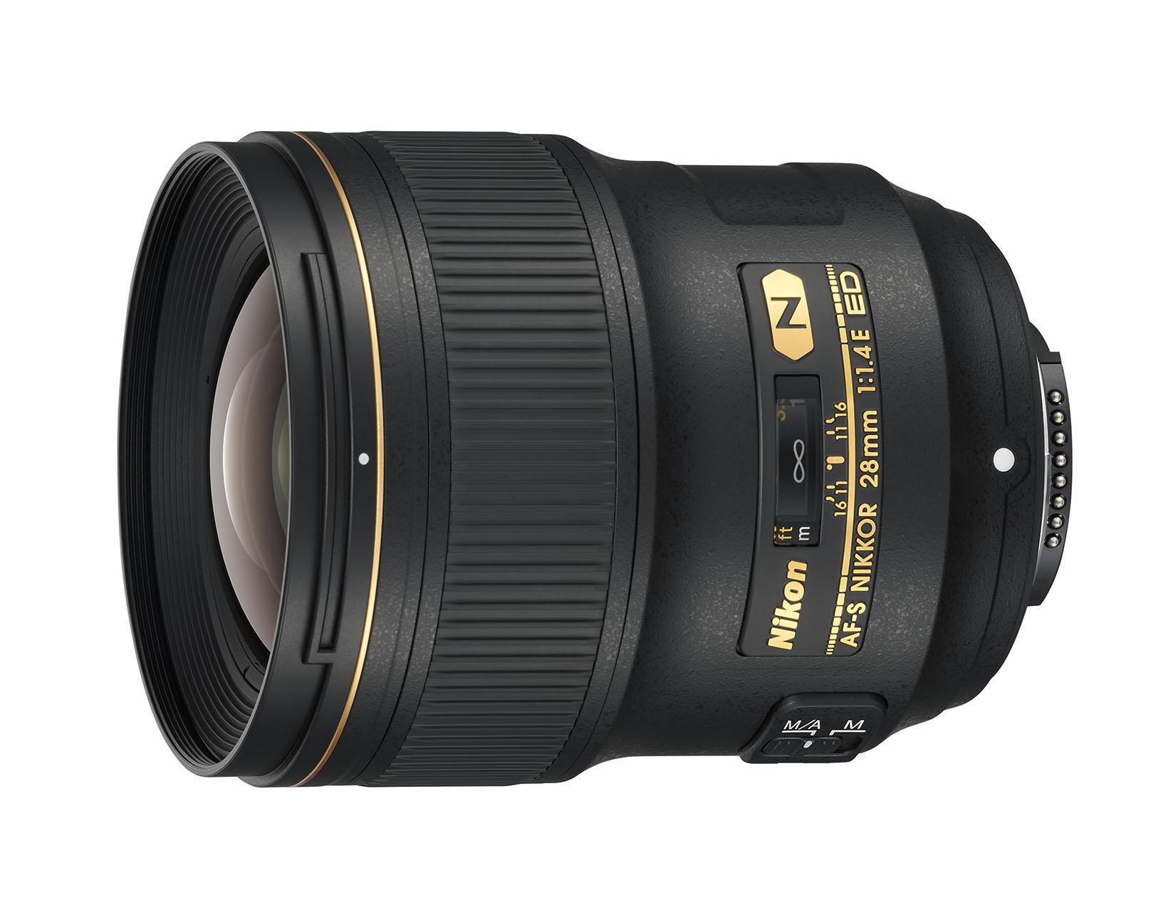 NIKON JAA140DA  E - 28 mm f/1.4 ED, AF-S (Objektiv für Nikon F-Mount, Schwarz)
