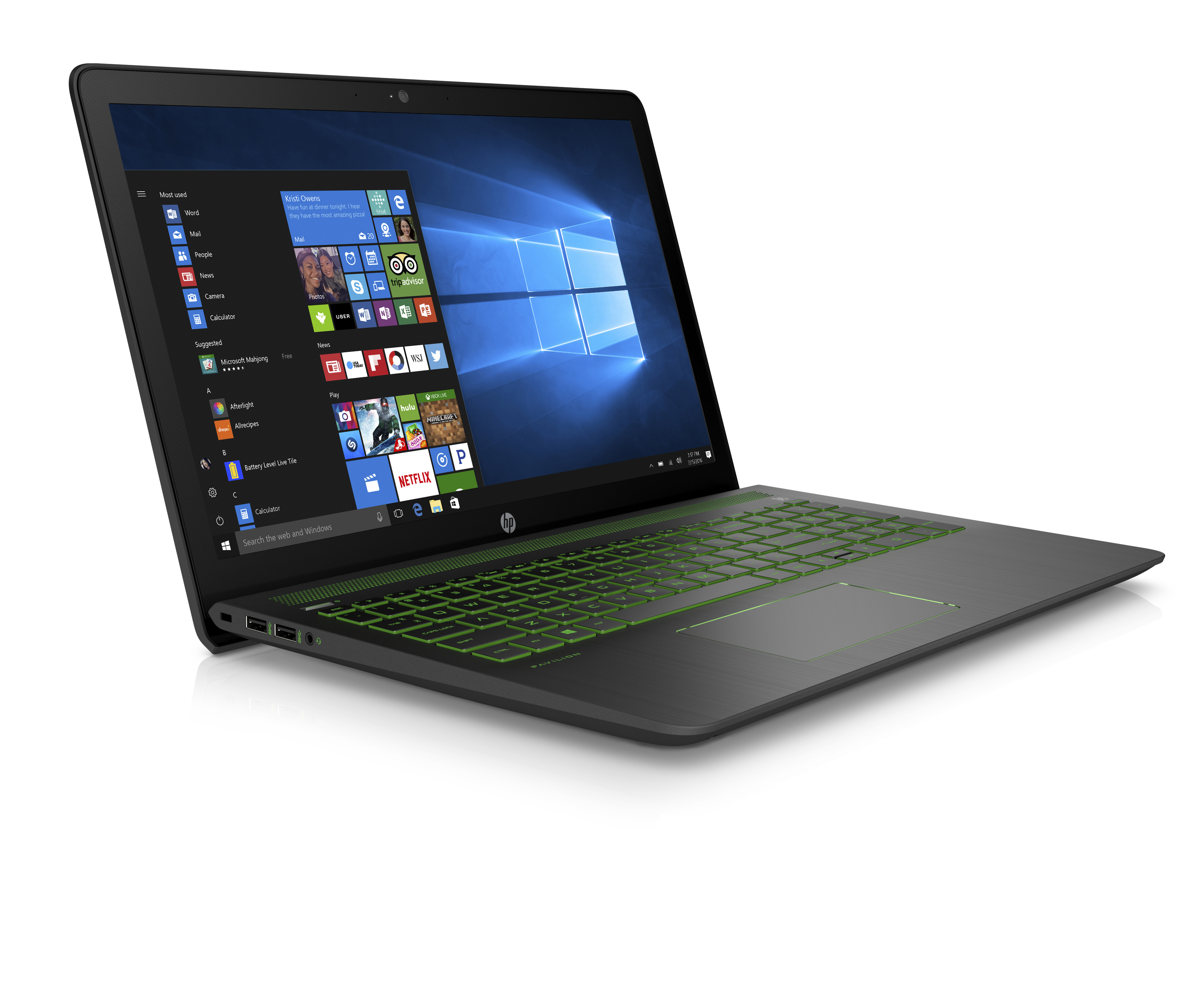 HP Pavilion Power - 15,6 Zoll - Intel® Core™ i7 i7-7700HQ - 8 GB - 1 TB - NVIDIA GeForce® GTX 1050 - Windows 10 Home (64 Bit)