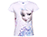 Jégvarázs - Elsa - lány rövid ujjú, fehér - 116- 122 - póló