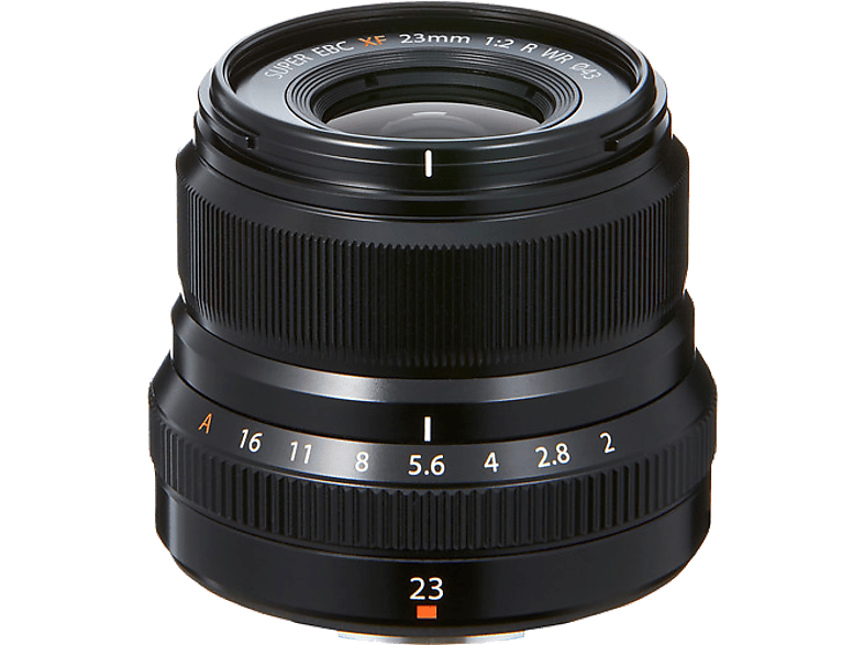 FUJIFILM XF 23 mm f/2 R WR fekete objektív