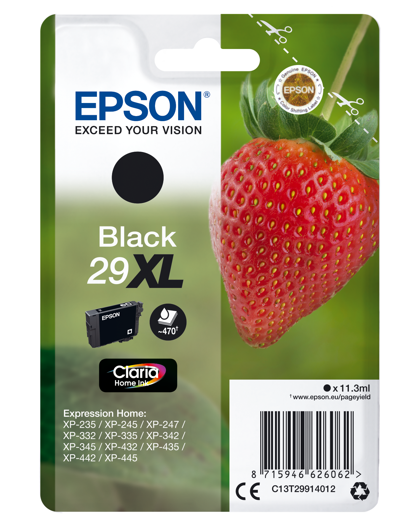 EPSON T2991 29XL Zwart Claria Home Ink