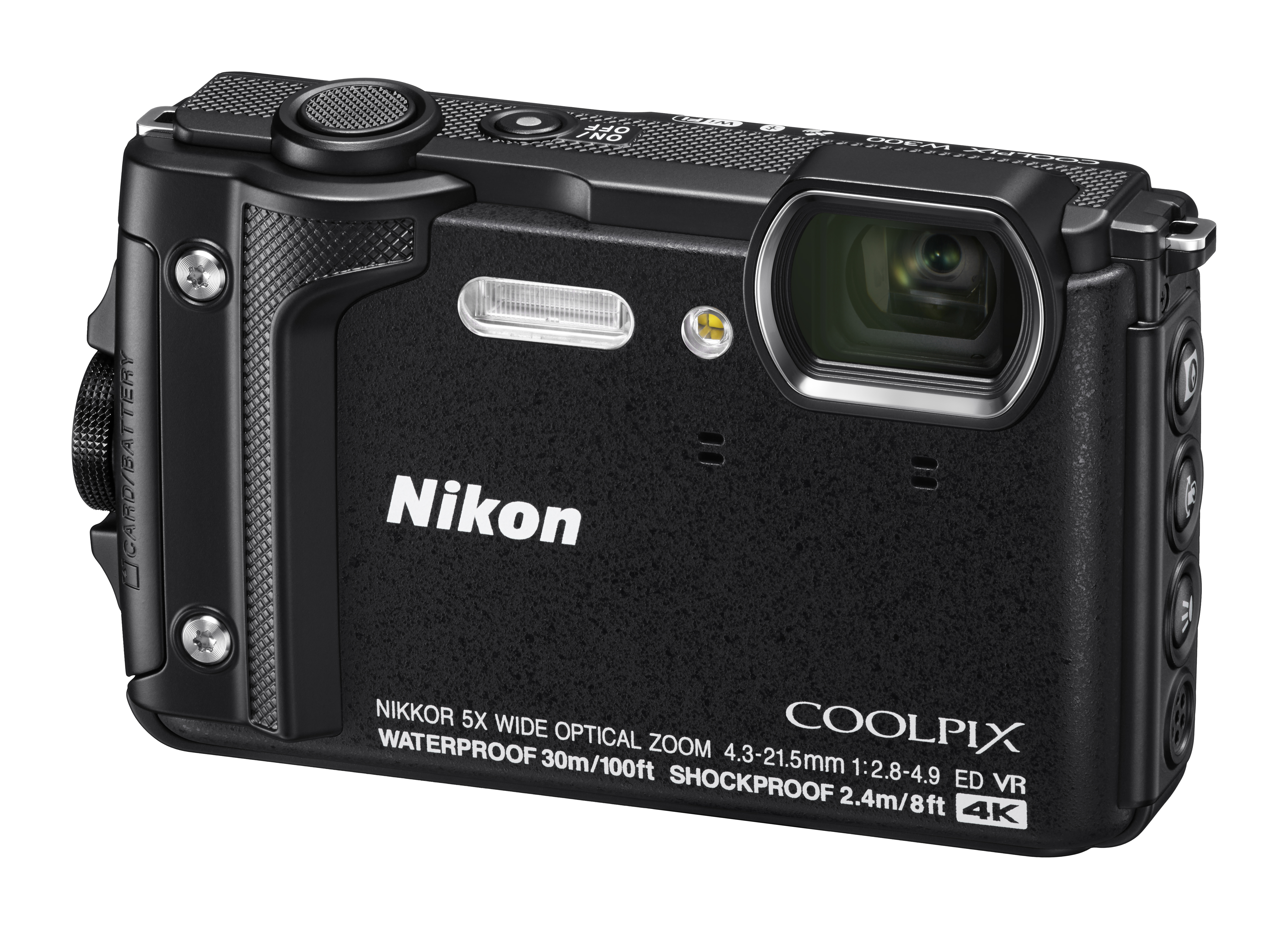 NIKON Coolpix W300 Digitalkamera Schwarz, 5x opt. Zoom, TFT-LCD, WLAN