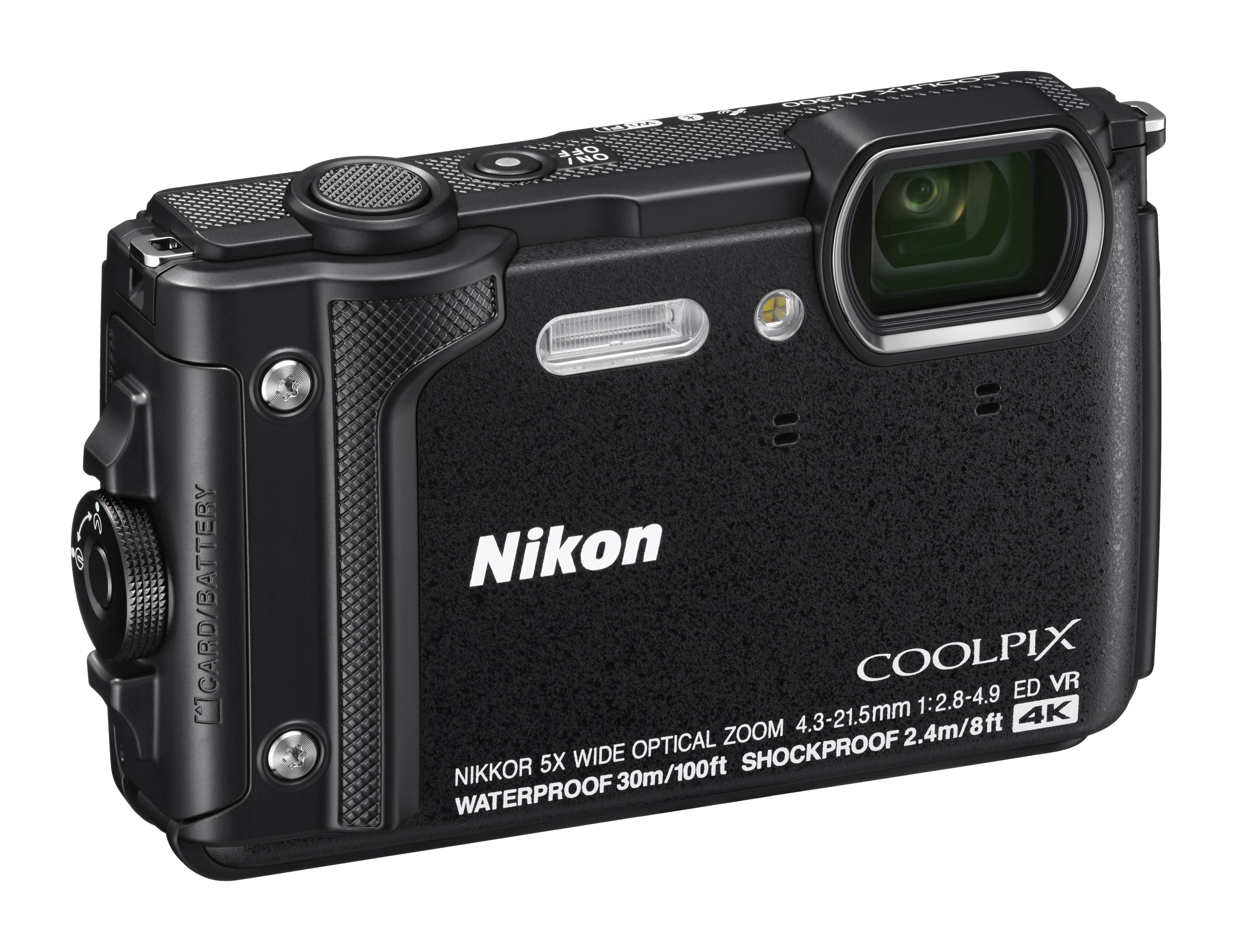 NIKON Coolpix W300 Digitalkamera Schwarz, 5x opt. Zoom, TFT-LCD, WLAN