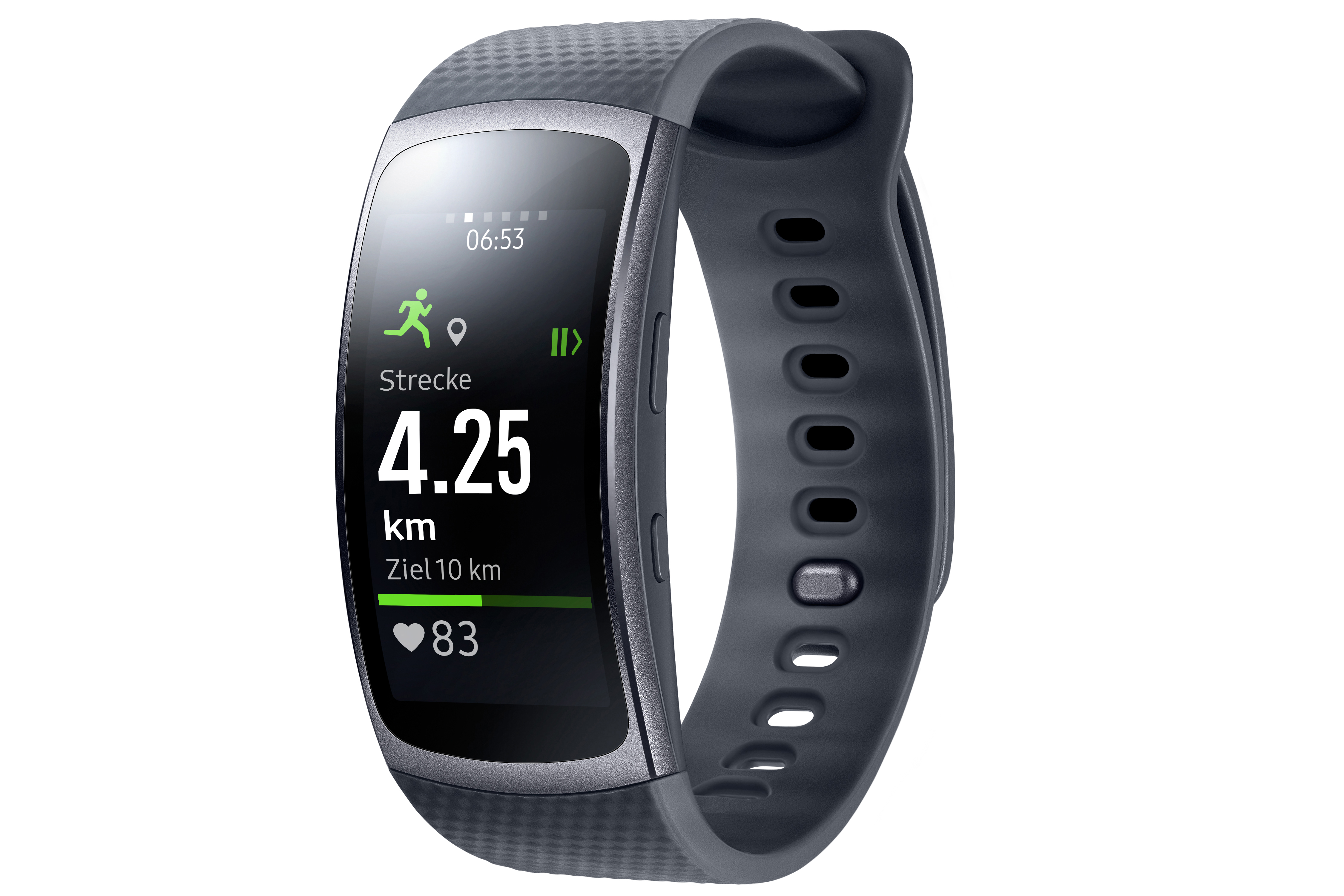 SAMSUNG Gear fit 2 Smartwatch Kunststoff, L, Dark Grey