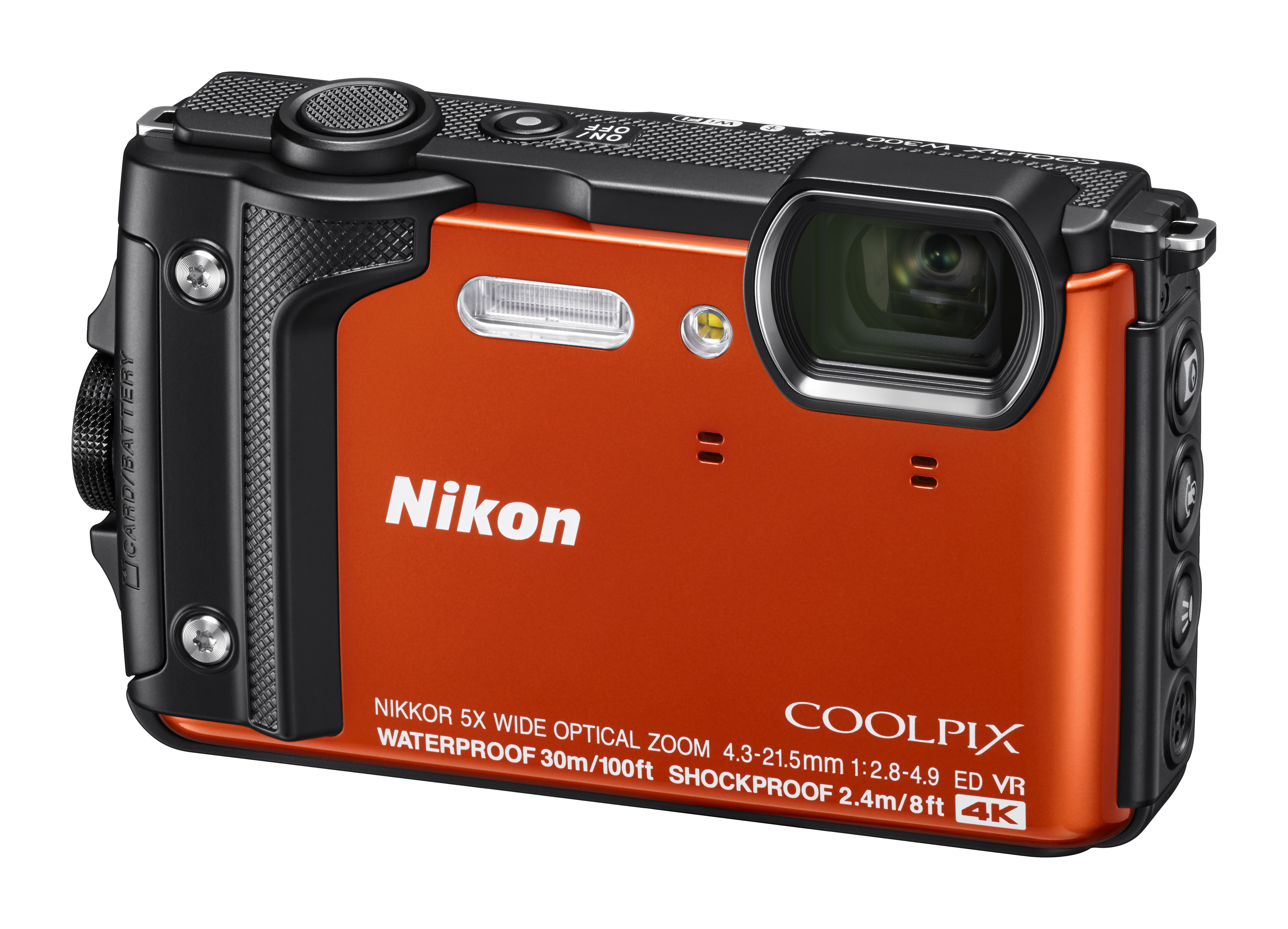 Nikon COOLPIX W300 デジカメ ほぼ新品 4897 NIKON Coolpix W300 Digitalkamera Orange, TFT-LCD, WLAN | SATURN