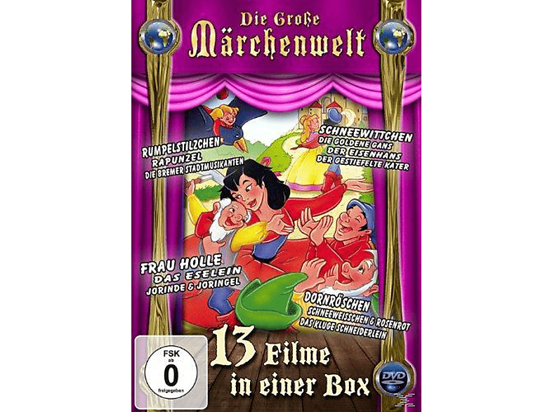 gestiefelte DVD (Schneewittchen, große goldene Eisenhans, Die Gans, Kater Der Die ) Märchenwelt