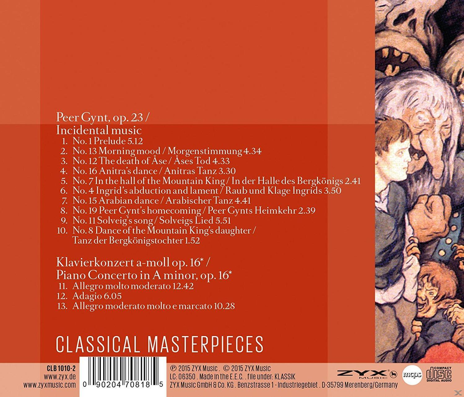 Rückseite einer CD mit rotem und orangenem Design. Enthält Trackliste und Text auf Deutsch sowie eine Illustration.