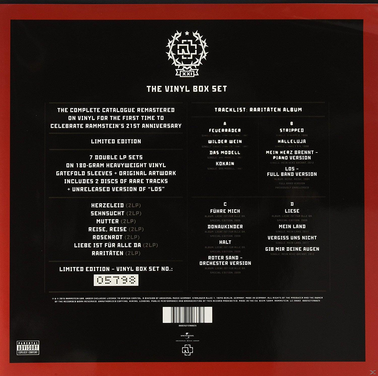 Rammstein - XXI-The Vinyl Box Set   - (Vinyl)