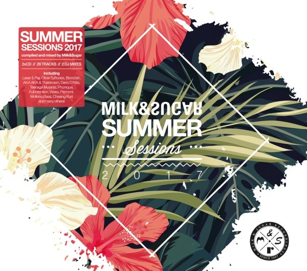 Cover-Art für 'Summer Sessions 2017', mit Blumen und Blättern.
