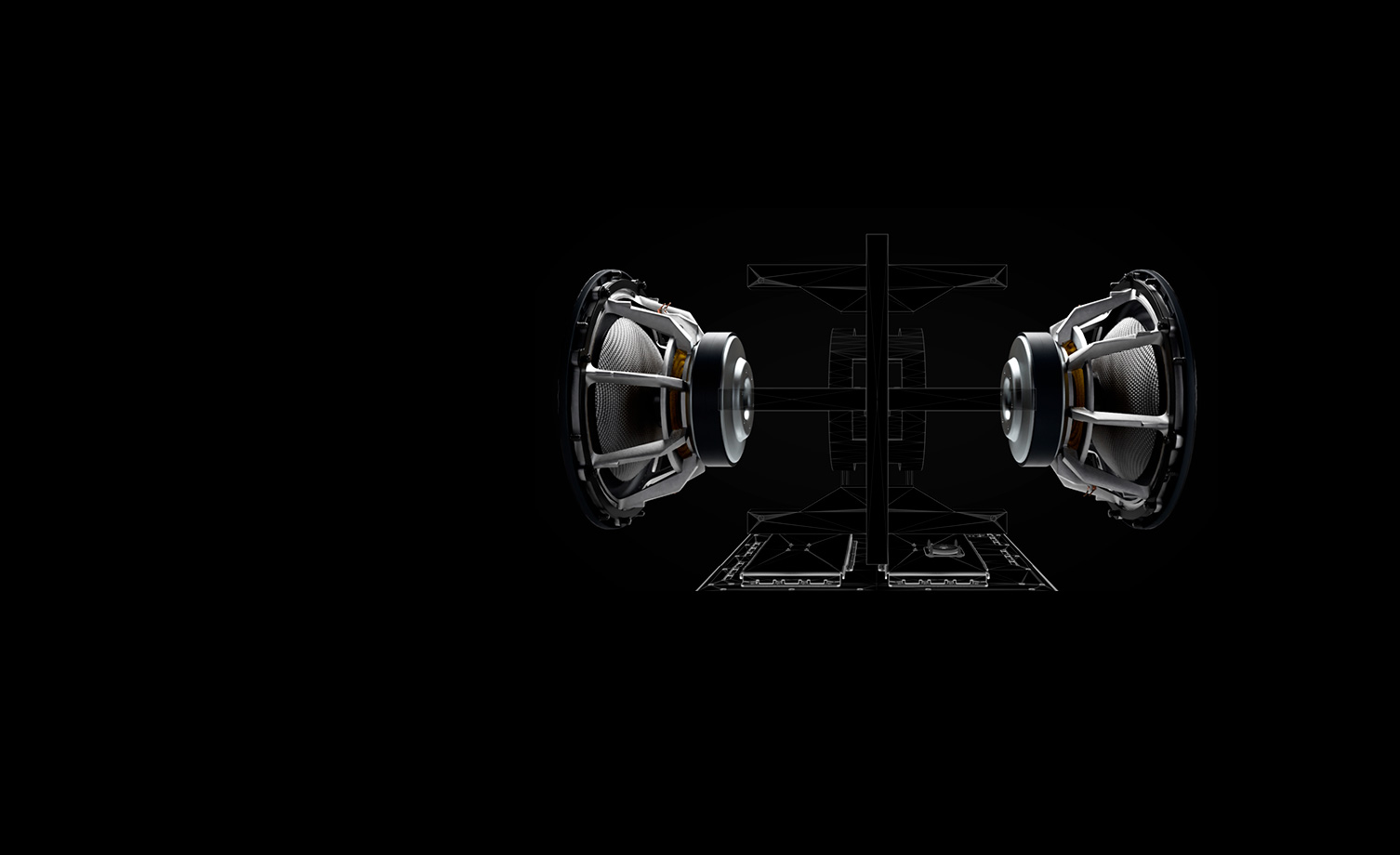 BOWERS & WILKINS Subwoofer DB3D, gloss black