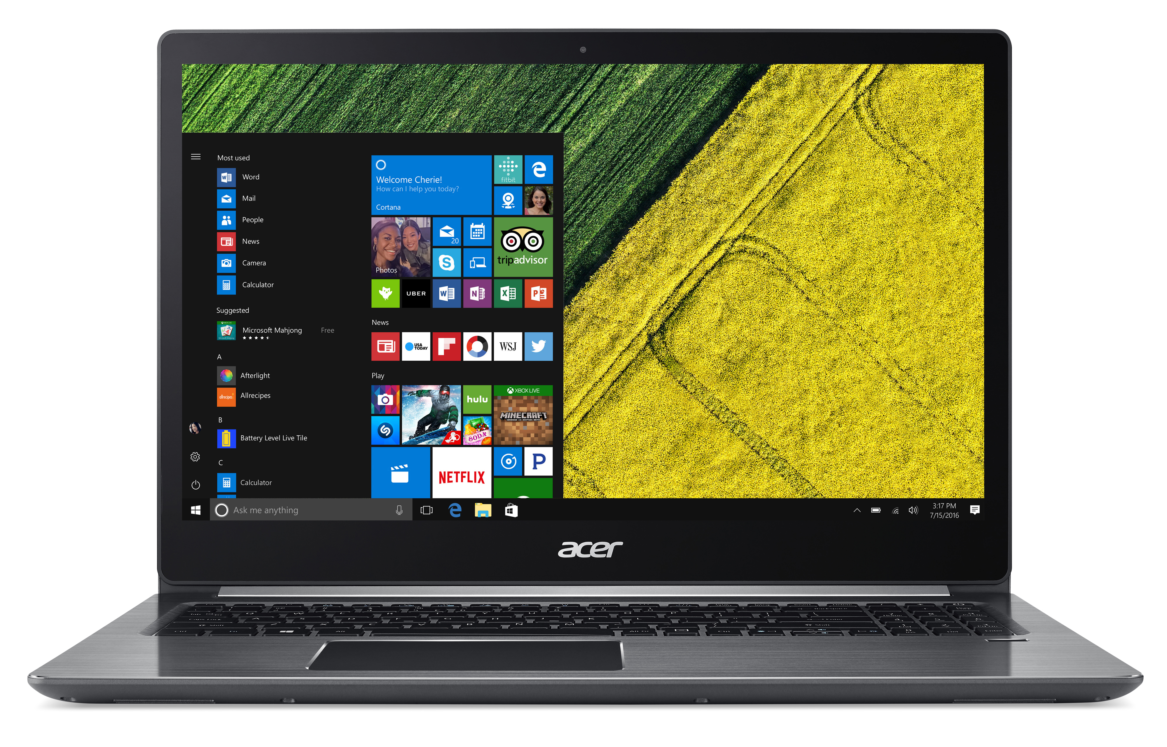 ACER Swift 3 (F315-51G-572S) - 15,6 Zoll - Intel® Core™ i5 i5-7200U - 8 GB - 128 GB - NVIDIA GeForce® MX130 - Windows 10 Home (64 Bit)