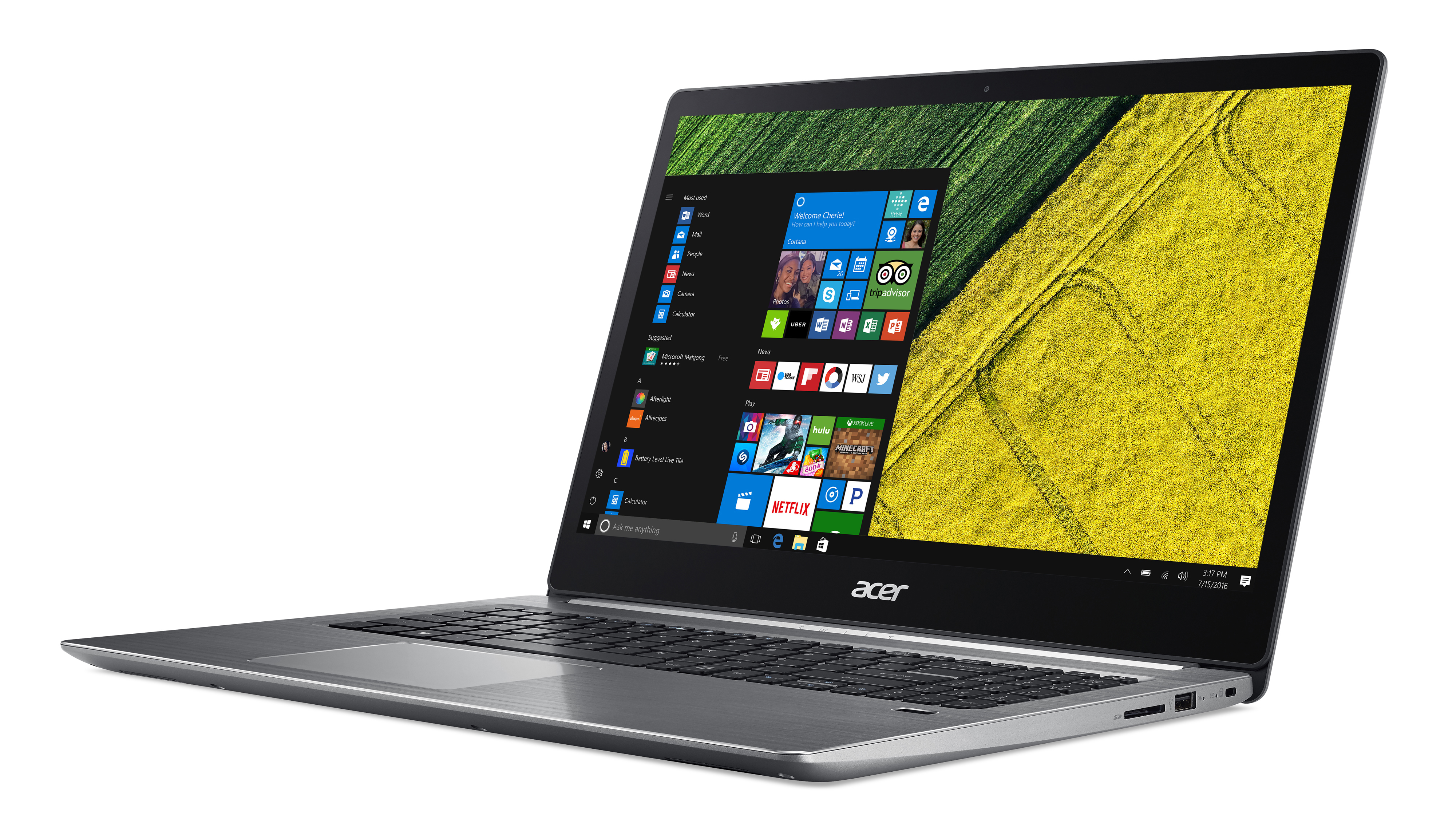 ACER Swift 3 (F315-51G-572S) - 15,6 Zoll - Intel® Core™ i5 i5-7200U - 8 GB - 128 GB - NVIDIA GeForce® MX130 - Windows 10 Home (64 Bit)