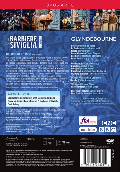 Bürger/De Niese/Corb - Il Barbiere di Siviglia  - (DVD)