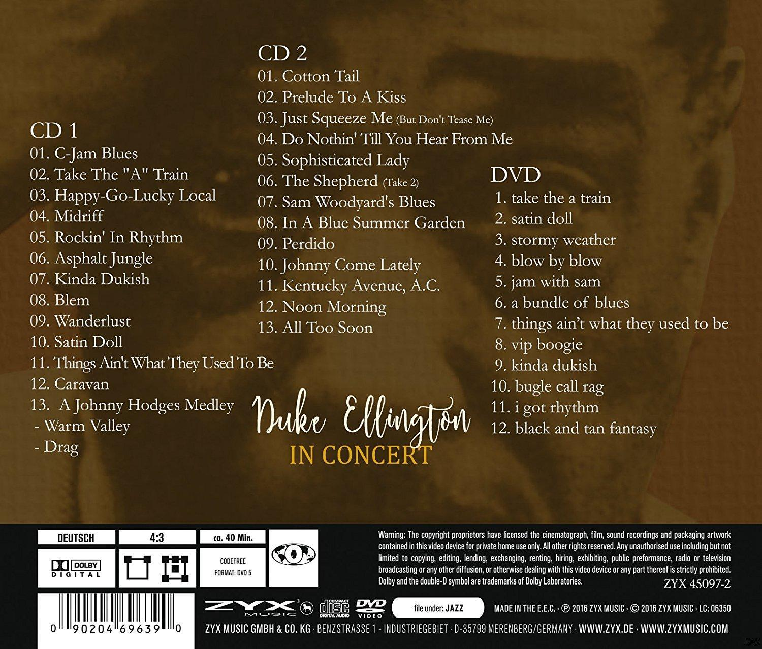 Duke Ellington - Duke In Concert.2CD+DVD  - (CD + DVD Video)