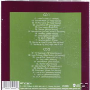 CD-Hülle hinten mit Titelliste in Grün und lila Rand.