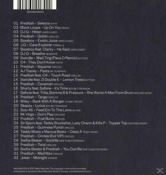 Preditah, VARIOUS - Fabric Live 92  - (CD)