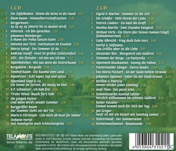 VARIOUS - Die volkstümliche Hitparade Sommer 2017  - (CD)