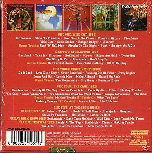 Tygers Of Pan Tang - THE MCA YEARS  - (CD)