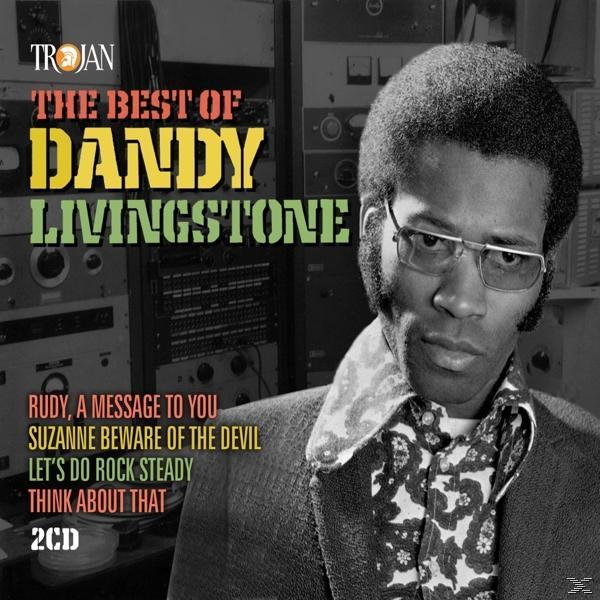 Albumcover mit einem Mann mit Brille, mit Text wie 'Dandy Livingstone'.