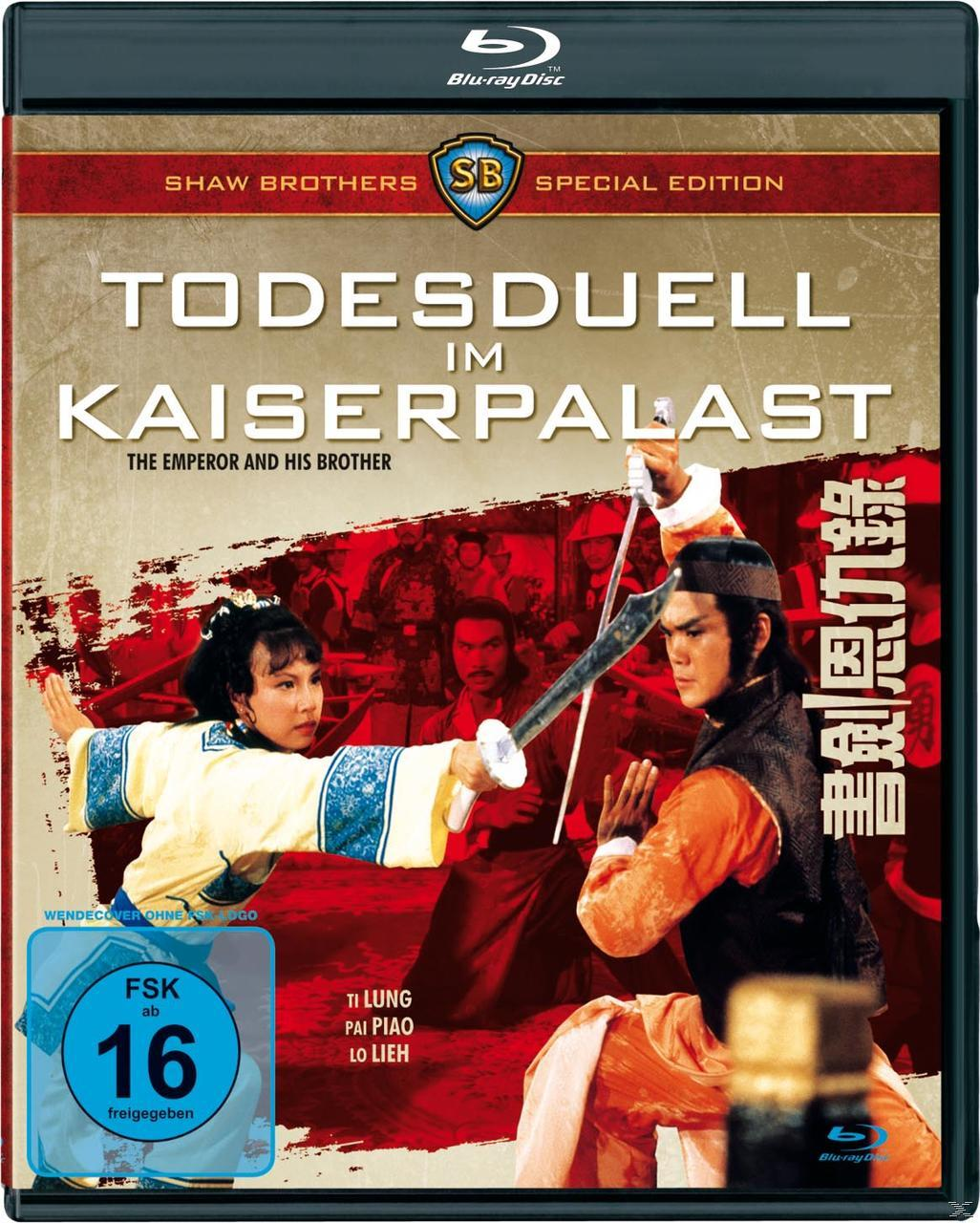 Blu-ray-Hülle eines chinesischen Films. Zwei Personen kämpfen mit Schwertern auf dem Cover. Text auf Chinesisch und Deutsch.