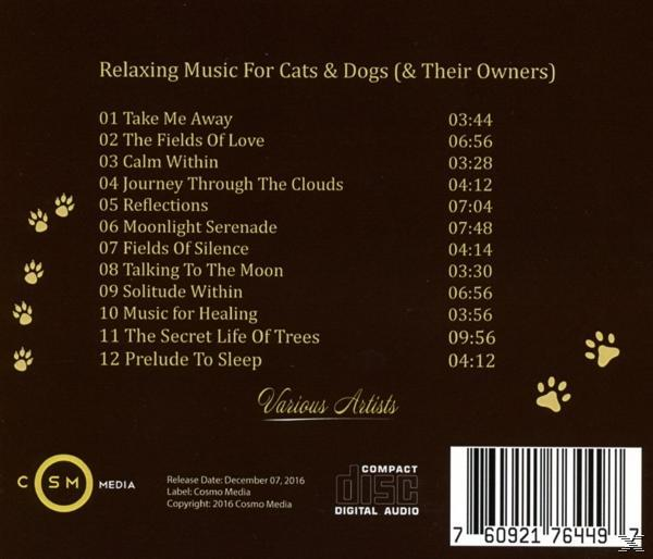 VARIOUS - Relaxing Music for Cats & Dogs  - (CD)