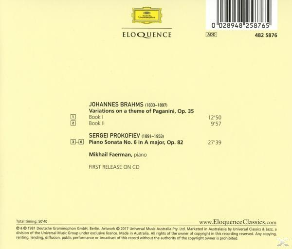 Mikhail Faerman - Mikhail Faerman,Klavier  - (CD)