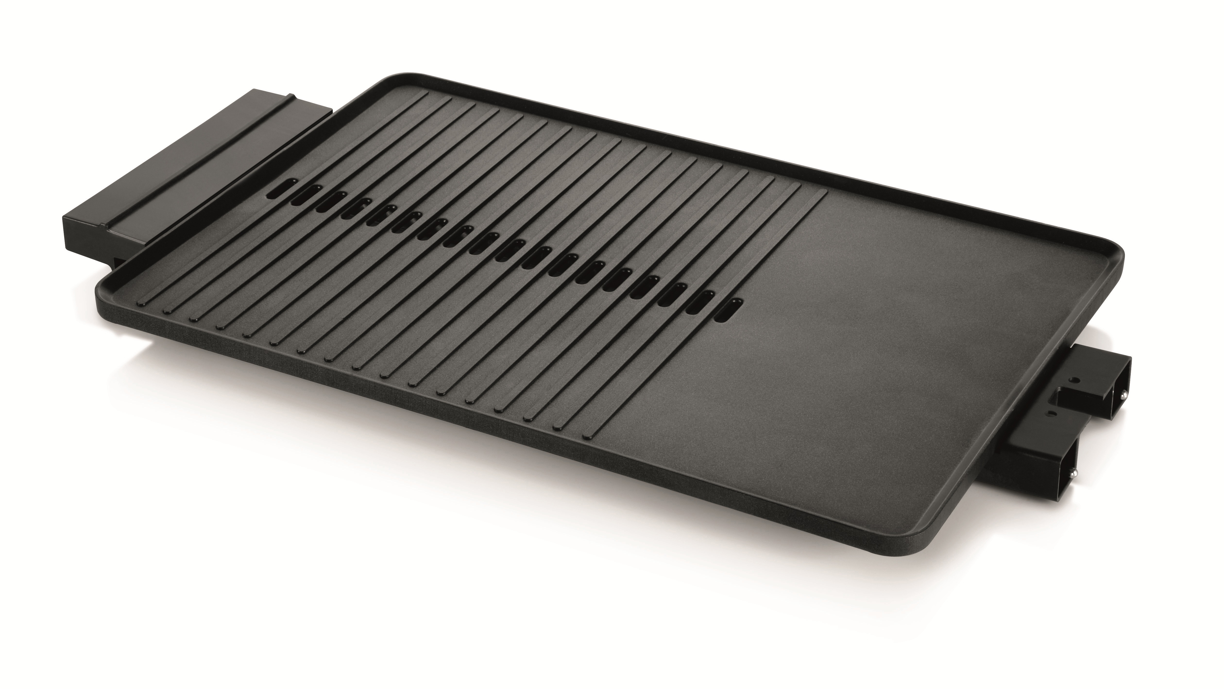 WMF LONO flach & gerippt Elektrogrill, Cromargan matt (2300 Watt)