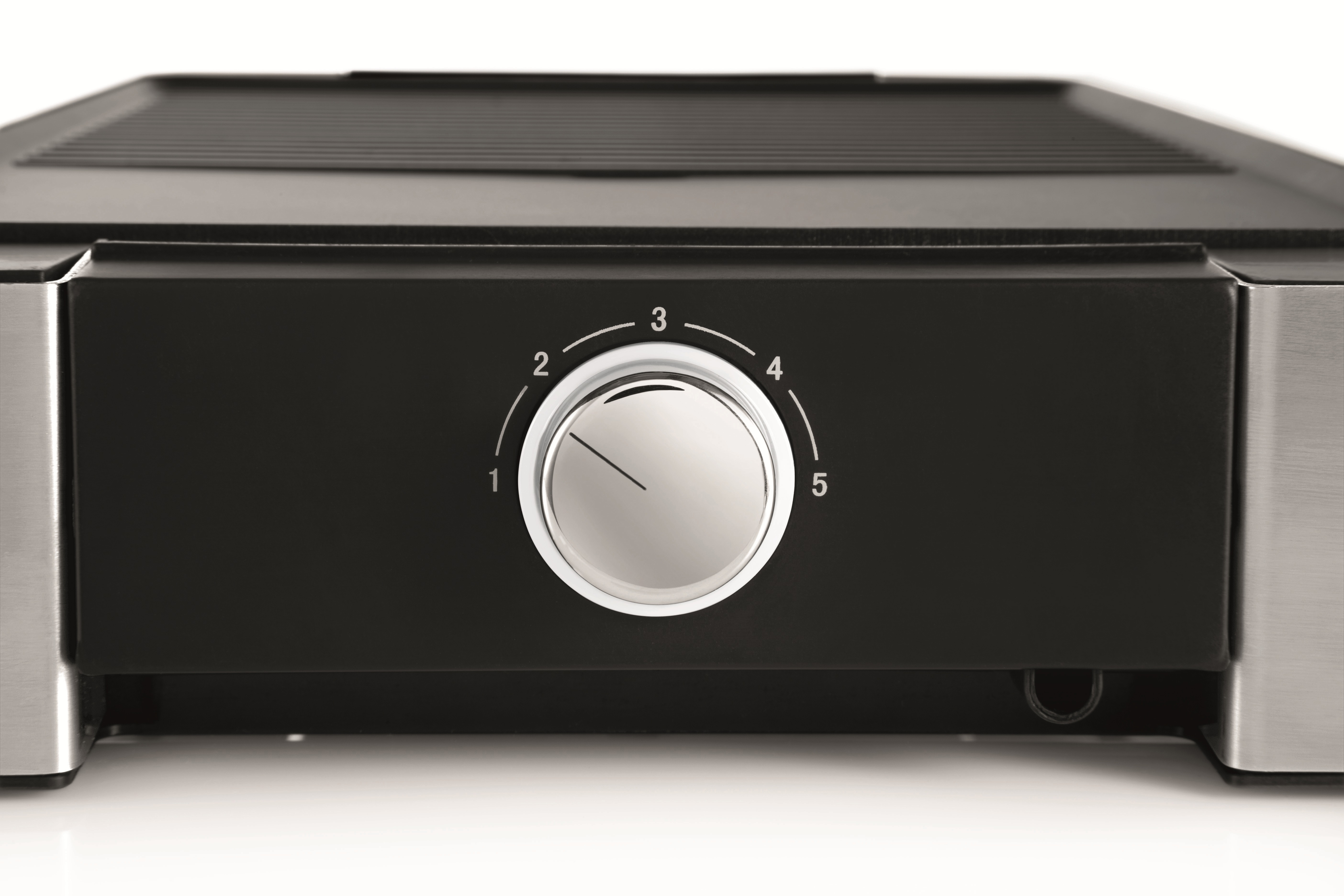 WMF LONO flach & gerippt Elektrogrill, Cromargan matt (2300 Watt)