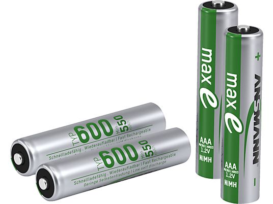 ANSMANN 600 - Batterie (Argent)