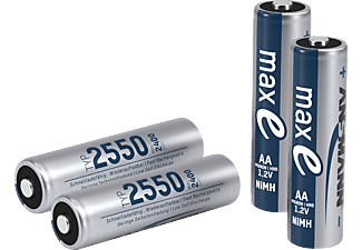 ANSMANN ANSMANN 2550 - 4x 2400 mAh - Argento - Batteria ricaricabile (Argento)