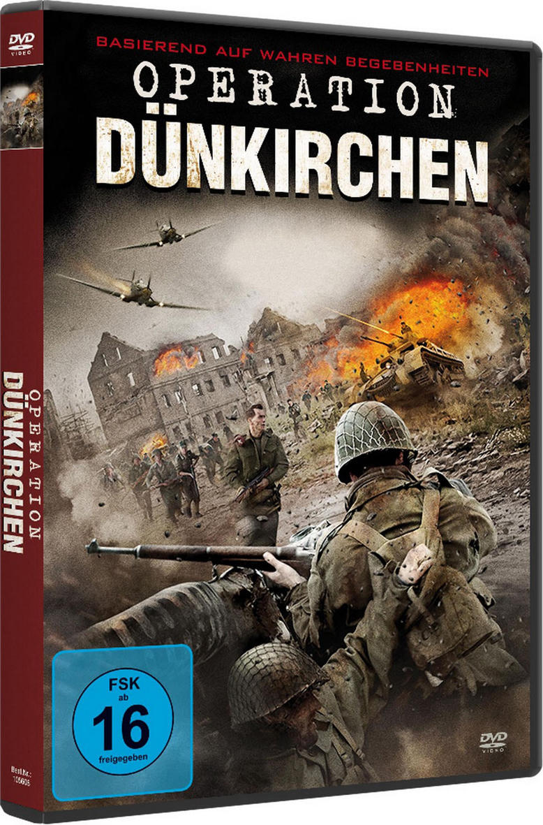 DVD-Hülle. Zeigt Soldaten in einer Kriegsszene, einen Filmtitel und eine Bewertung.
