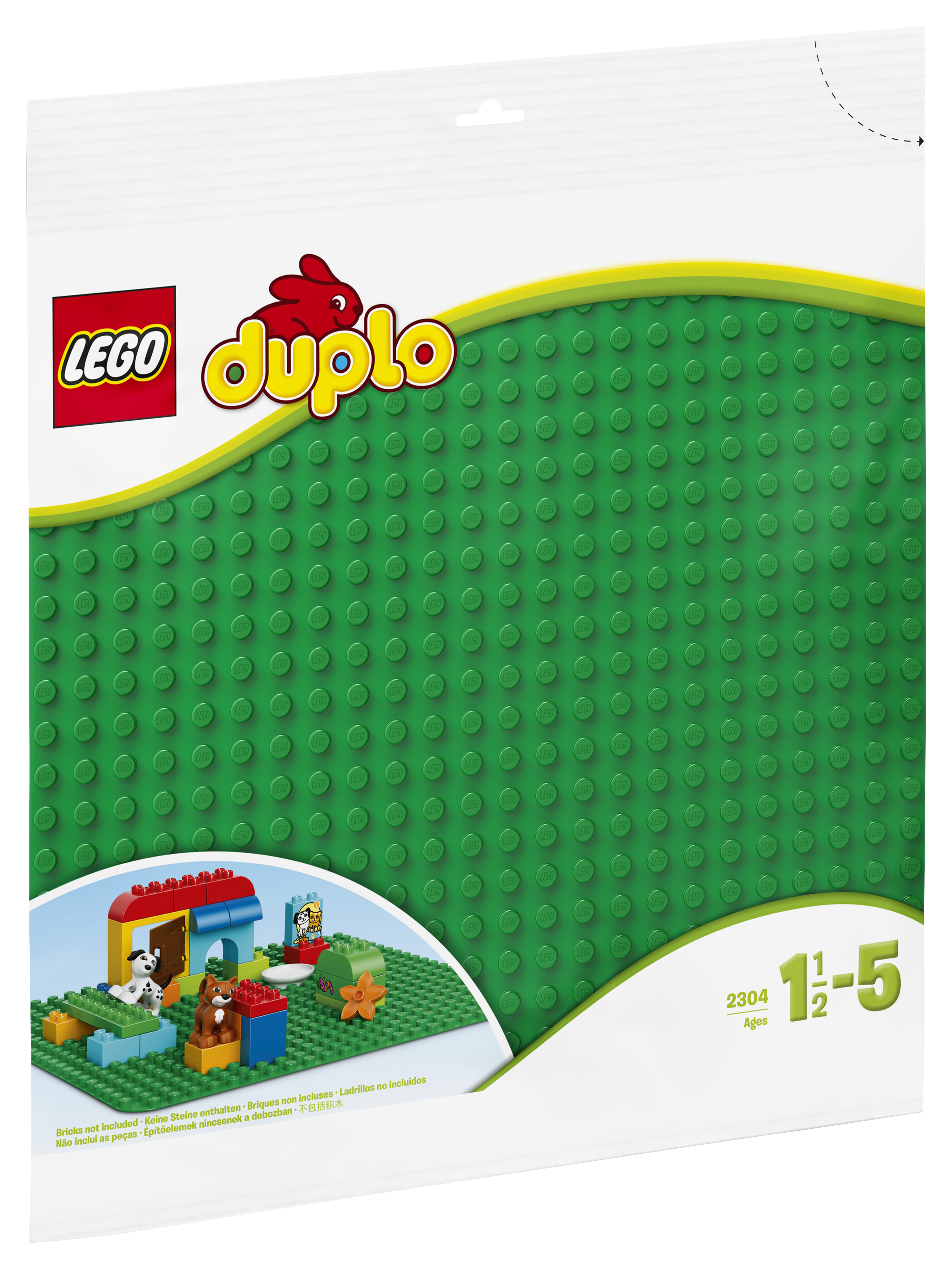 LEGO 2304 Große Bauplatte, Grün