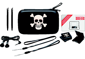 BIG BEN Game Traveler Pack Pirate XL - Zubehör-Pack für New Nintendo 2DS XL/3DS XL (Schwarz)