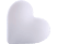 BIG BEN Lumin´Us Heart - Haut-parleur Bluetooth (Transparent/Blanc)