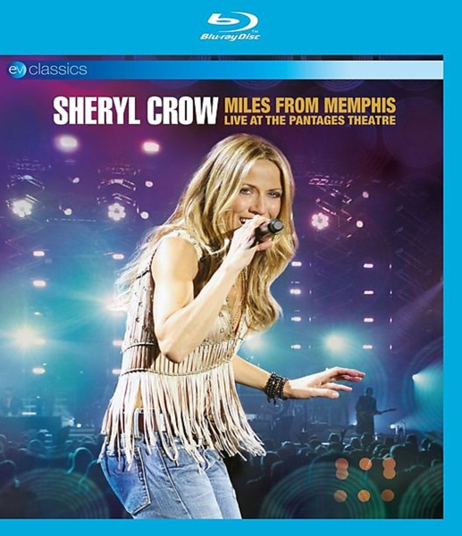 Blu-ray-Disc von Sheryl Crow live, mit der Sängerin auf der Bühne vor Publikum.