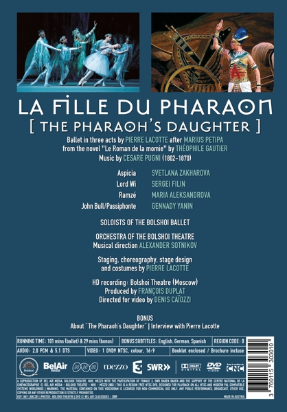 Pharaon's Daughter - La fille du Pharaon DVD