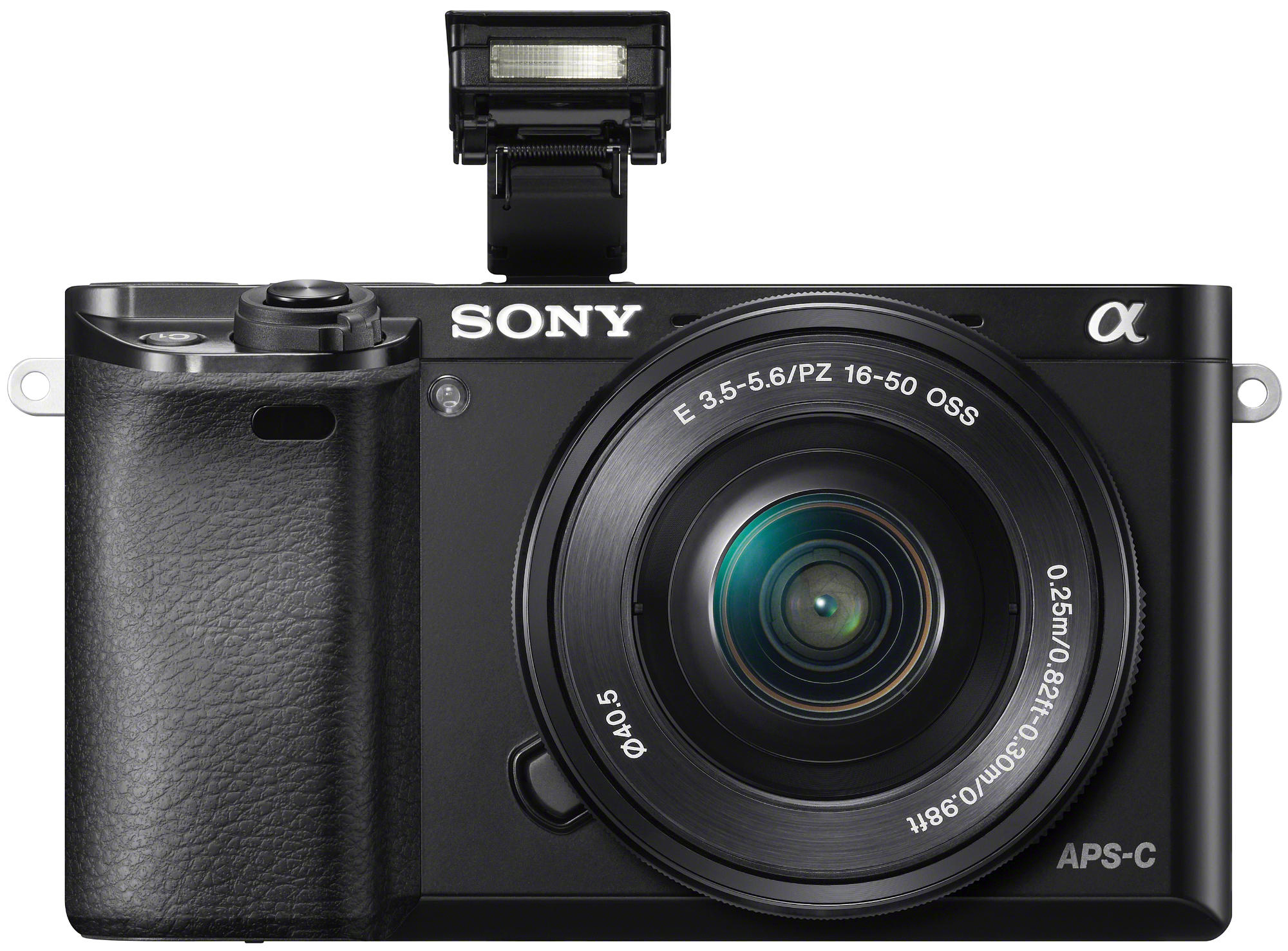 SONY Alpha 6000 KIT (ILCE-6000L) + Tasche + Speicherkarte Systemkamera mit Objektiv 16-50 mm, 7,6 cm Display, WLAN