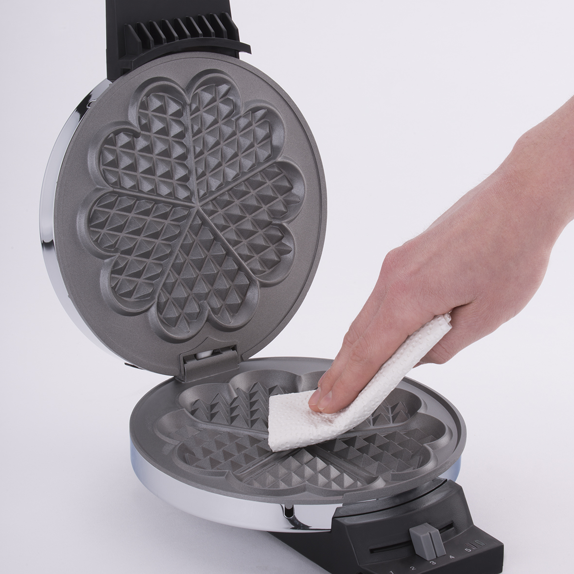 CLOER 185 Waffeleisen Edelstahl