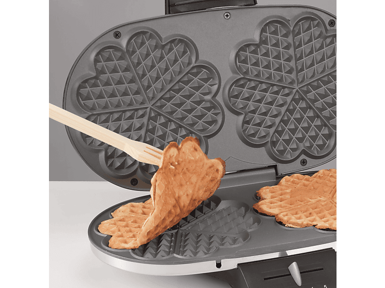 CLOER 1329 Doppel Waffeleisen Edelstahl
