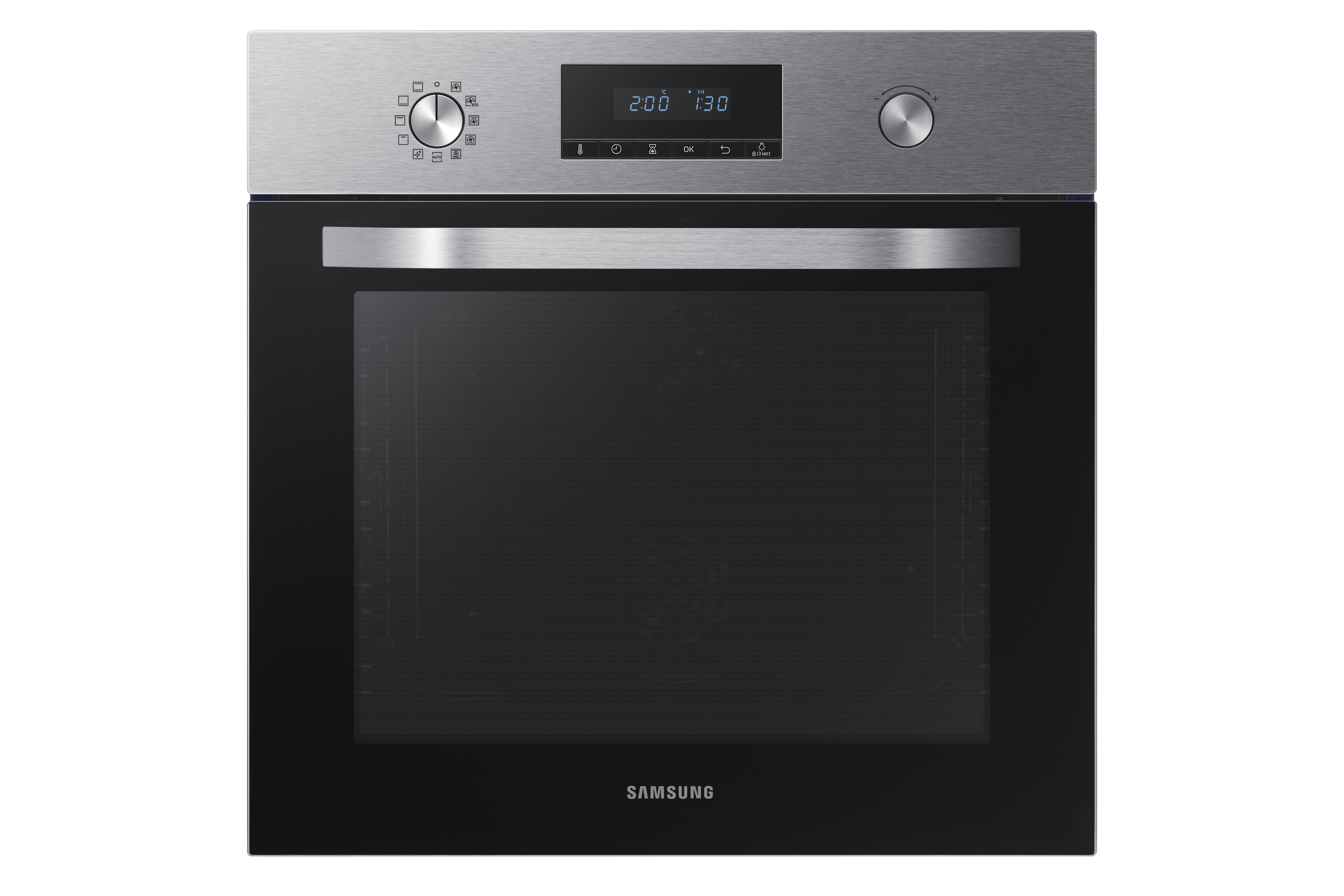 SAMSUNG NV70K2340BS, Backofen (Einbaugerät, 70 l, 595 mm breit)