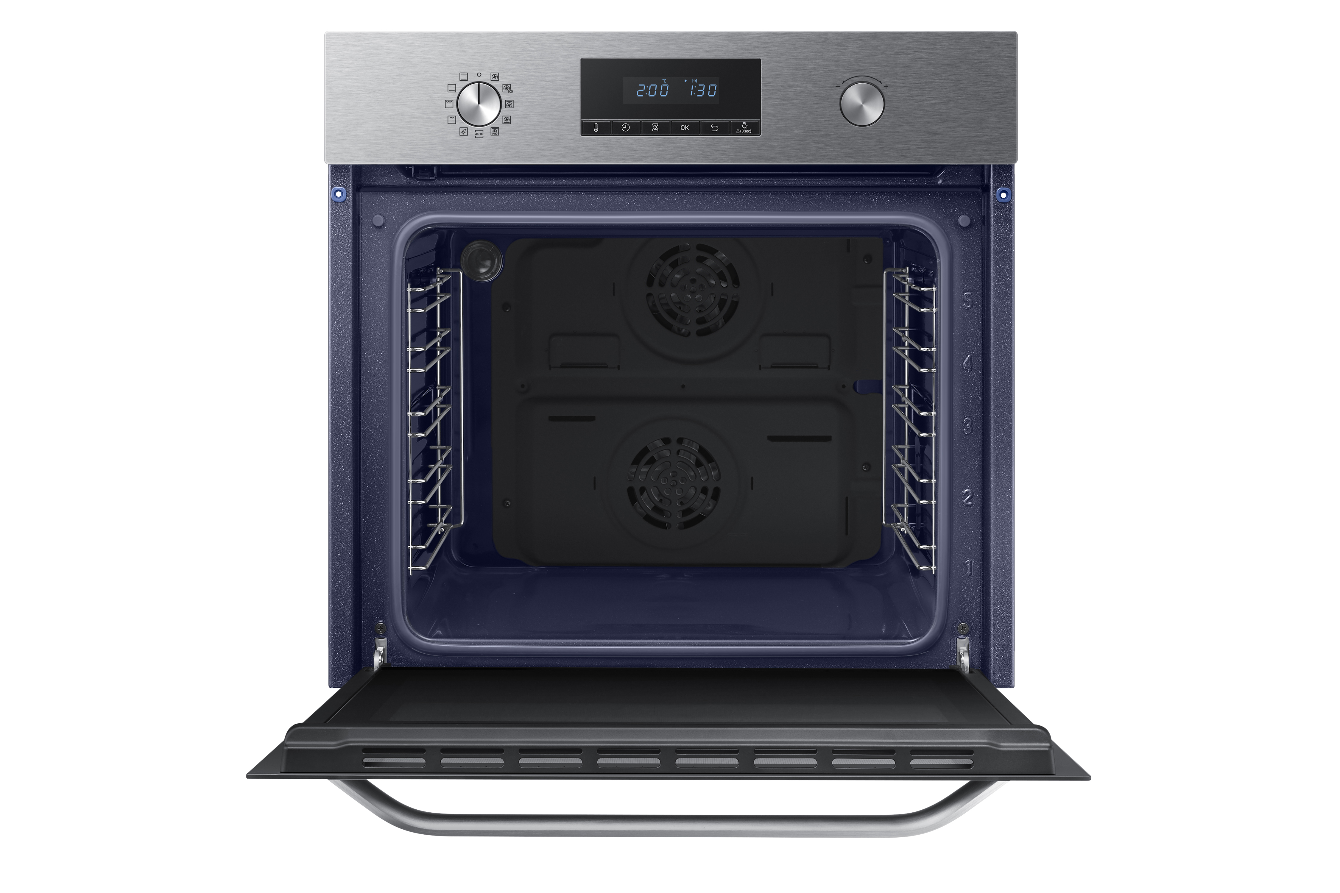 SAMSUNG NV70K2340BS, Backofen (Einbaugerät, 70 l, 595 mm breit)