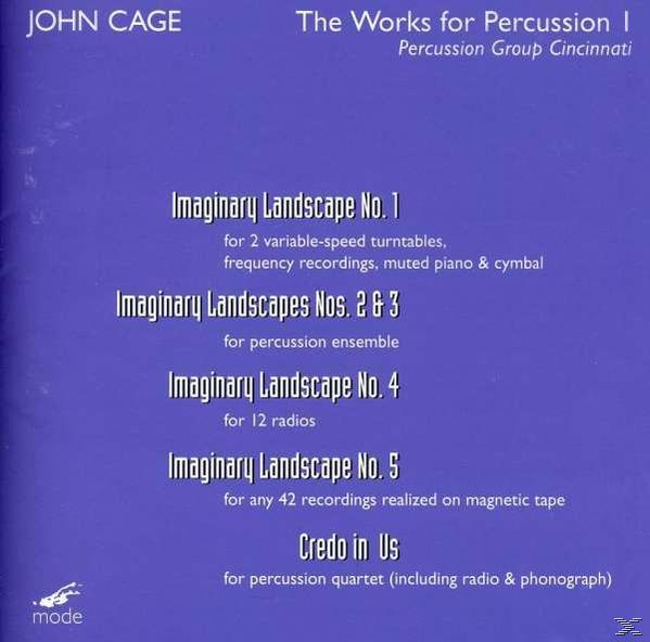Percussion Group Cincinnatti - (DVD) 1-5/Credi Landscapes Imaginary 