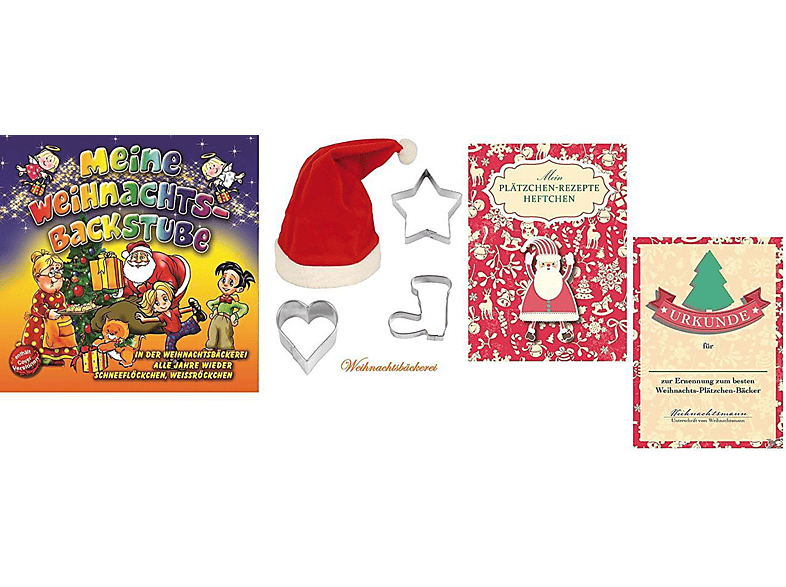 VARIOUS - Kinder Weihnachtsbäckerei Eimer  - (CD + Merchandising)