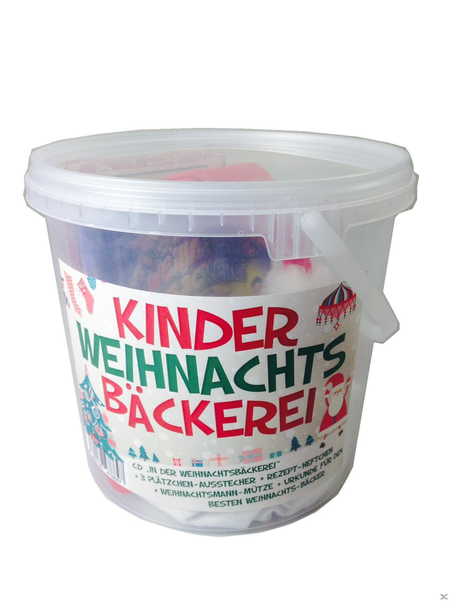 VARIOUS - Kinder Weihnachtsbäckerei Eimer  - (CD + Merchandising)