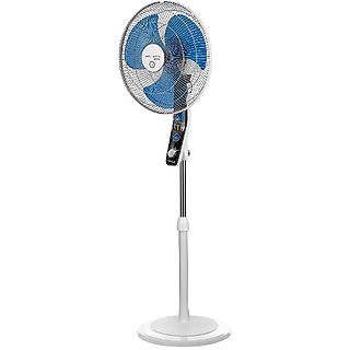 Ventilador de pie - Rowenta VU4210 Protect Essential, Función antimosquitos, 3 velocidades, Blanco