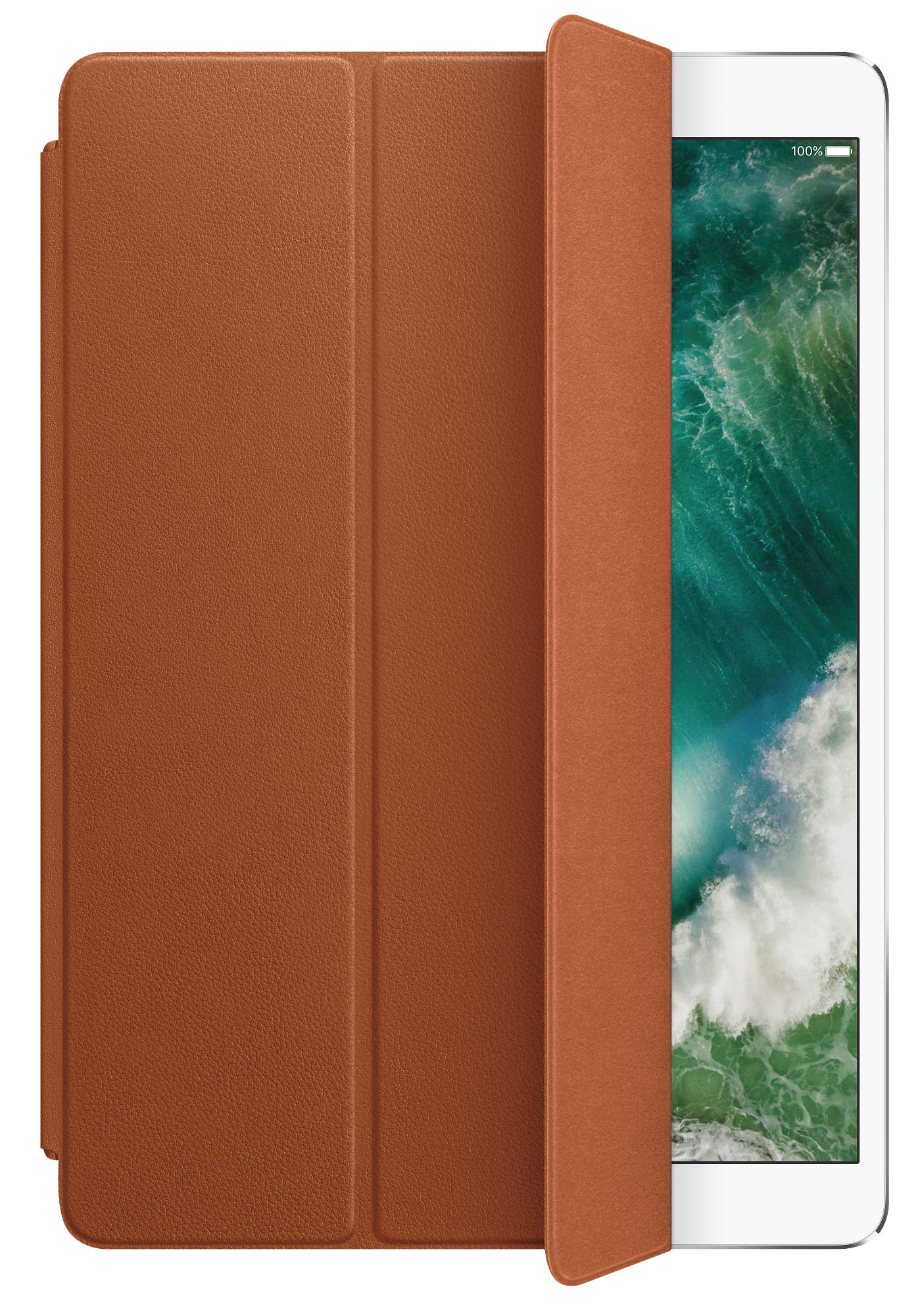 APPLE Leder Smart Cover, Bookcover, Apple, Sattelbraun Pro, iPad
