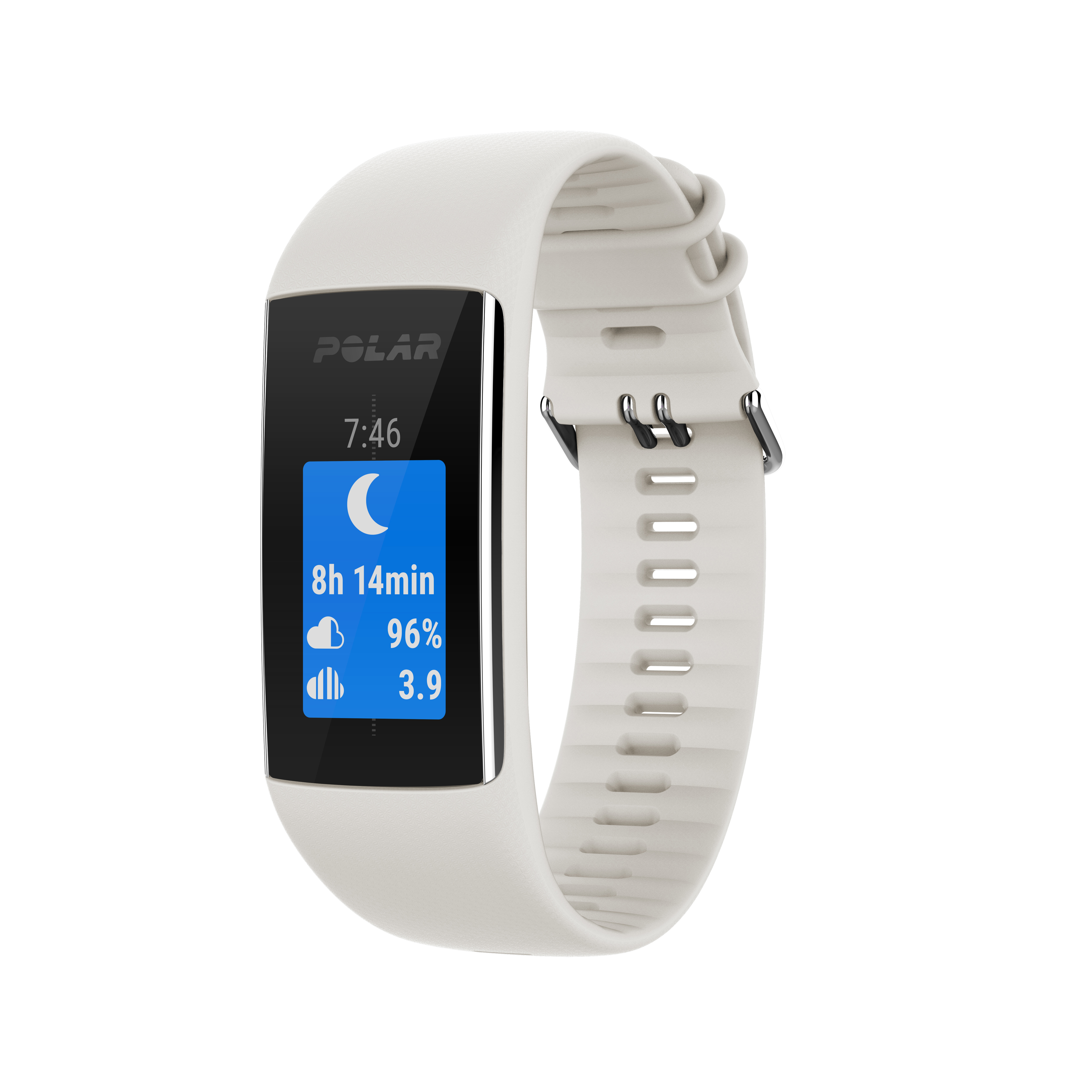 POLAR A370 Größe S, Fitness Tracker, 125-170 mm, Weiß