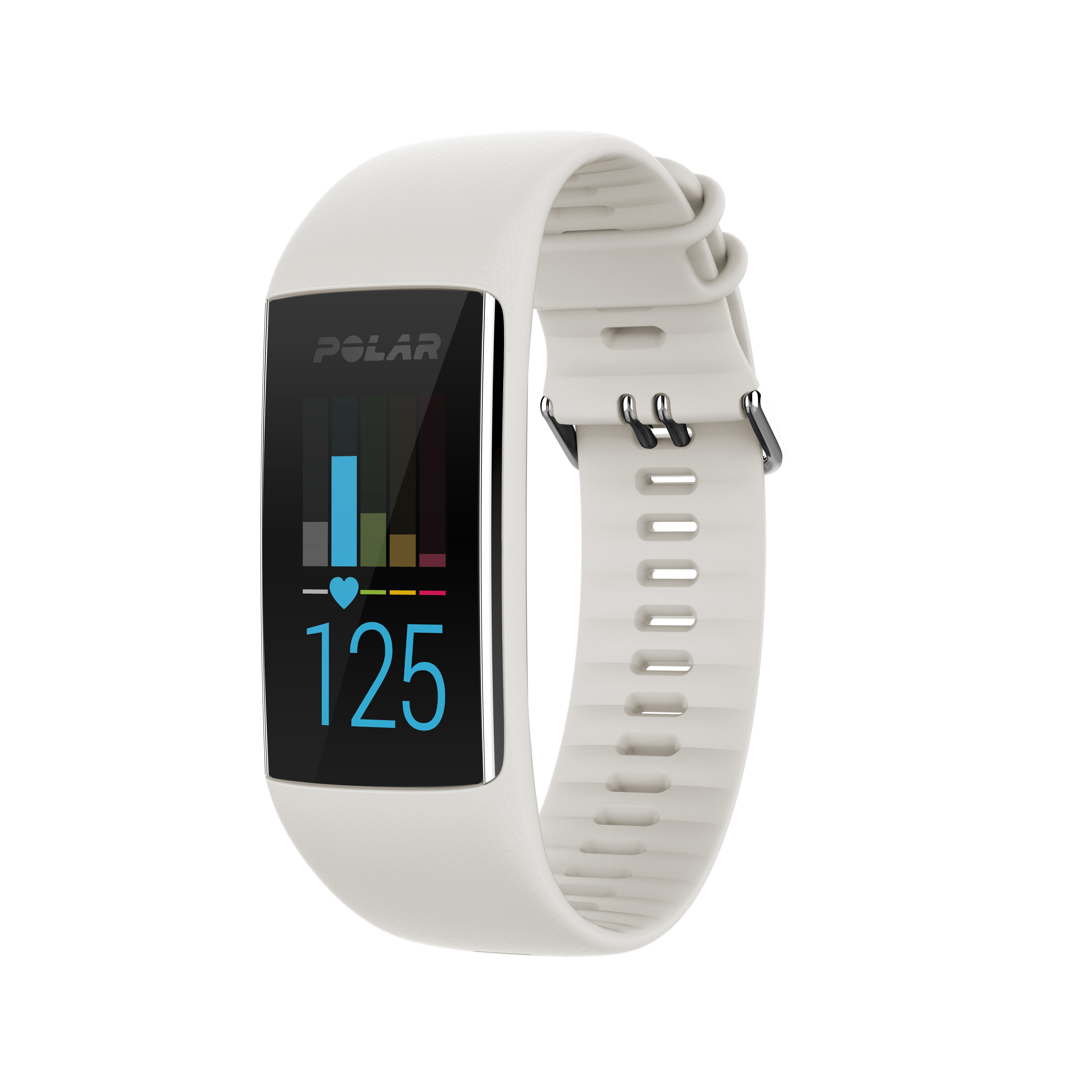 POLAR A370 Größe S, Fitness Tracker, 125-170 mm, Weiß