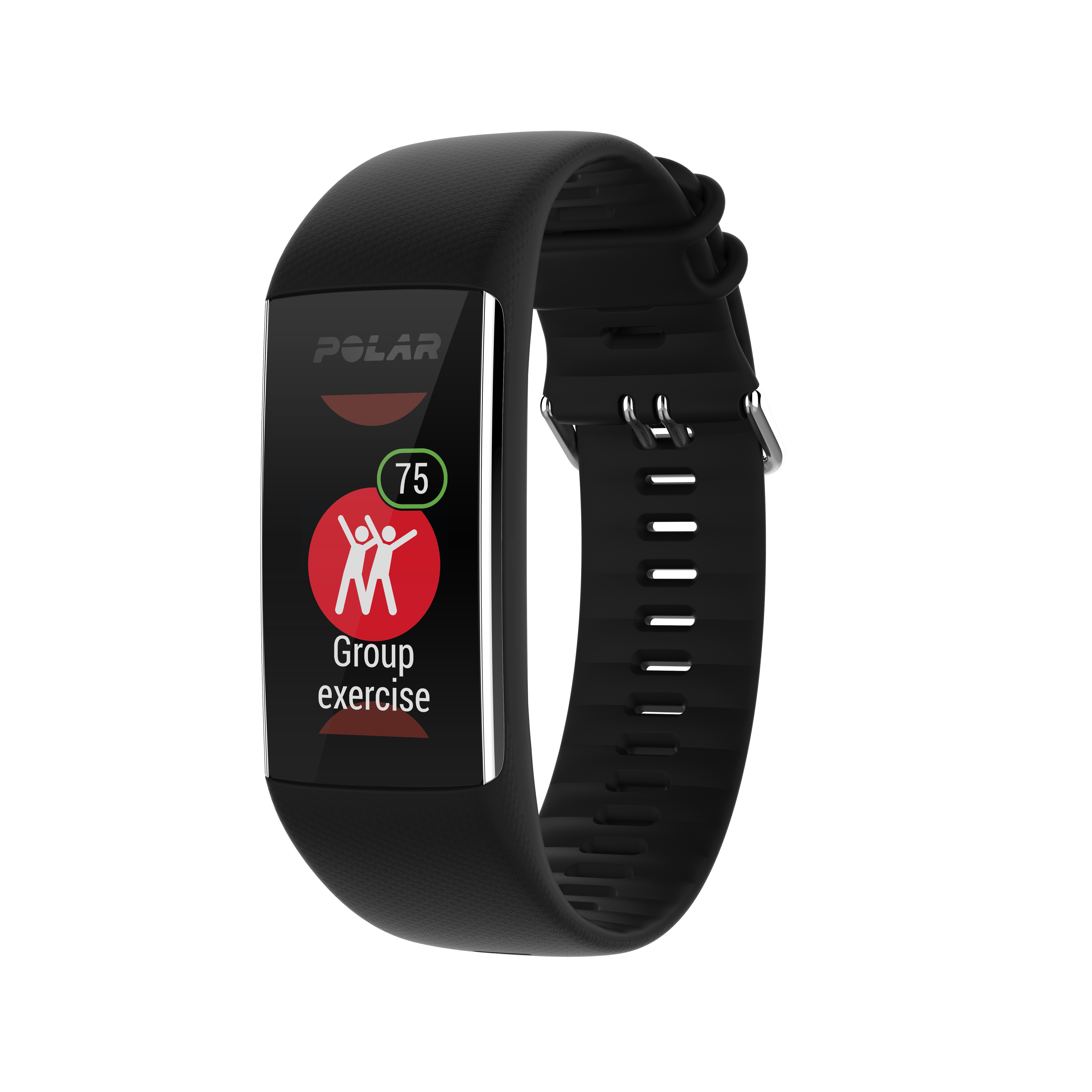 140-200 Fitness mm, POLAR Tracker, A370 Größe M/L, Schwarz